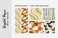 Boho digital paper Seamless backgrounds Product Image 2