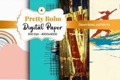 Boho digital paper Seamless backgrounds Product Image 25