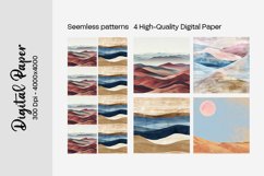 Boho digital paper Seamless backgrounds Product Image 2