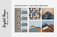 Boho digital paper Seamless backgrounds Product Image 1
