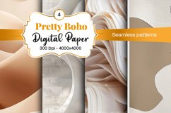 Boho digital paper Seamless backgrounds Product Image 17