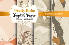 Boho digital paper Seamless backgrounds Product Image 20