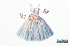 Pretty Fairy Dress PNG Clipart Product Image 1