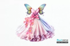 Pretty Fairy Dress PNG Clipart Product Image 1