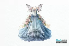 Pretty Fairy Dress PNG Clipart Product Image 1