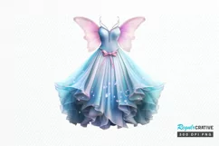Pretty Fairy Dress PNG Clipart Product Image 1