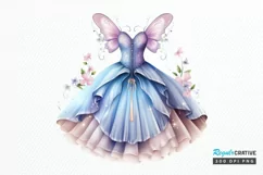 Pretty Fairy Dress PNG Clipart Product Image 1