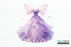 Pretty Fairy Dress PNG Clipart Product Image 1