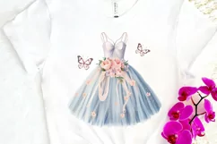 Pretty Fairy Dress PNG Clipart Product Image 3