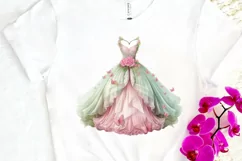 Pretty Fairy Dress PNG Clipart Product Image 3