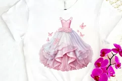Pretty Fairy Dress PNG Clipart Product Image 3