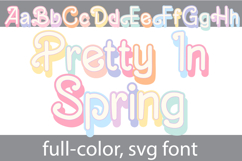Pretty in Spring Color Font Product Image 1