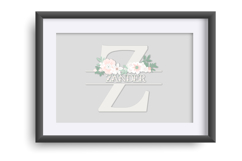 Pretty in White Monogram Color Font Product Image 5