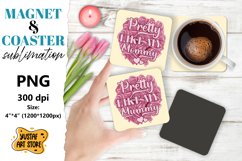 Mother's day magnet design/Mother's day coaster sublimation Product Image 1