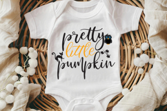 Pretty Little Pumpkin, Girl Litte Pumpkin, Funny Fall Shirt Product Image 1