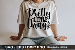 Baby SVG Design - Thick Thighs And Pretty Eyes Product Image 2