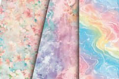 Pretty Pastels Seamless Digital Paper Bundle Product Image 6