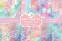 Pretty Pastels Seamless Digital Paper Bundle Product Image 1