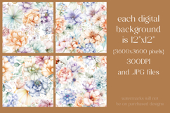Pretty Floral Pattern, Pretty Flowers Seamless Patterns, s2 Product Image 2
