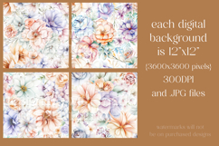 Pretty Floral Pattern, Pretty Flowers Seamless Patterns, s3 Product Image 2
