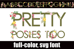 Pretty Posies Too Color Font Product Image 1