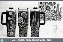 GorgeousPretty Laser 40oz Tumbler design.