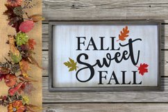 Fall Sweet Fall, Autumn clip art, home decor svg design Product Image 4
