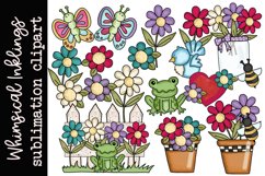Pretty Flowers Sublimation Clipart Product Image 1