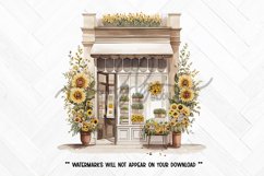 Sunflower Shop Watercolor Clipart Illustration Bundle Product Image 4