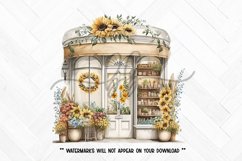 Sunflower Shop Watercolor Clipart Illustration Bundle Product Image 6