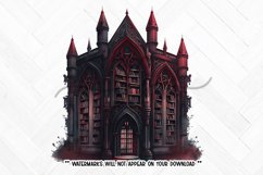 Dark Academia Gothic Library Fantasy Clipart Bundle Product Image 3