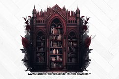 Dark Academia Gothic Library Fantasy Clipart Bundle Product Image 4