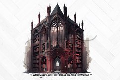 Dark Academia Gothic Library Fantasy Clipart Bundle Product Image 2