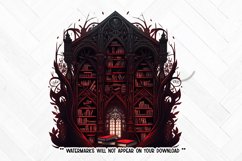 Dark Academia Gothic Library Fantasy Clipart Bundle Product Image 5