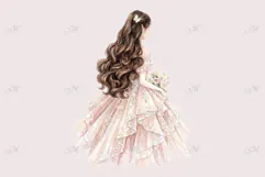A Young Princess with Long Wavy Hair Product Image 2