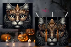 Cats in the mask | skinny tumbler Sublimation design PLUS Product Image 1