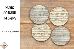 Music Coaster Designs Sublimation Product Image 1