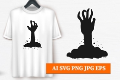 Monster Hand Silhouette PNG AI EPS JPG SVG Product Image 2
