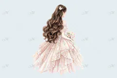 A Young Princess with Long Wavy Hair Product Image 3