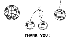 Disco ball doodle line tattoo y2k coquette trendy groovy Product Image 4