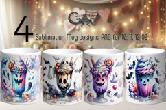 Funny Halloween character | 4 Sublimation Mug designs PLUS Product Image 1