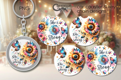 Motivating inscriptions | Car coaster &amp; key chain designs PL Product Image 1