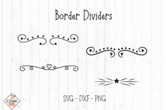 Border Dividers SVG DXF PNG Product Image 1