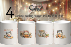 Mom's cat | 4 Mother's day mug sublimation designs PL Product Image 1