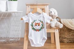 Funny cat celebrates Christmas.Stickers and Sublimation PNG. Product Image 6