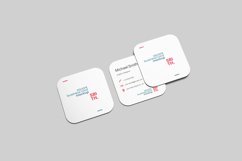 Square Business Card Mockup Product Image 1
