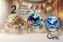 Patriotic USA veteran | 8 American Round earring designs PL Product Image 1