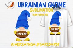 Ukrainian Gnome Sublimation design PNG PSD PDF Product Image 1
