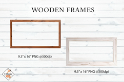 Wooden Frames PNG | Mockup Elements Product Image 1