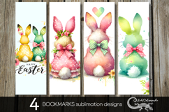 Easter rabbit | spring bookmarks sublimation design P Product Image 1